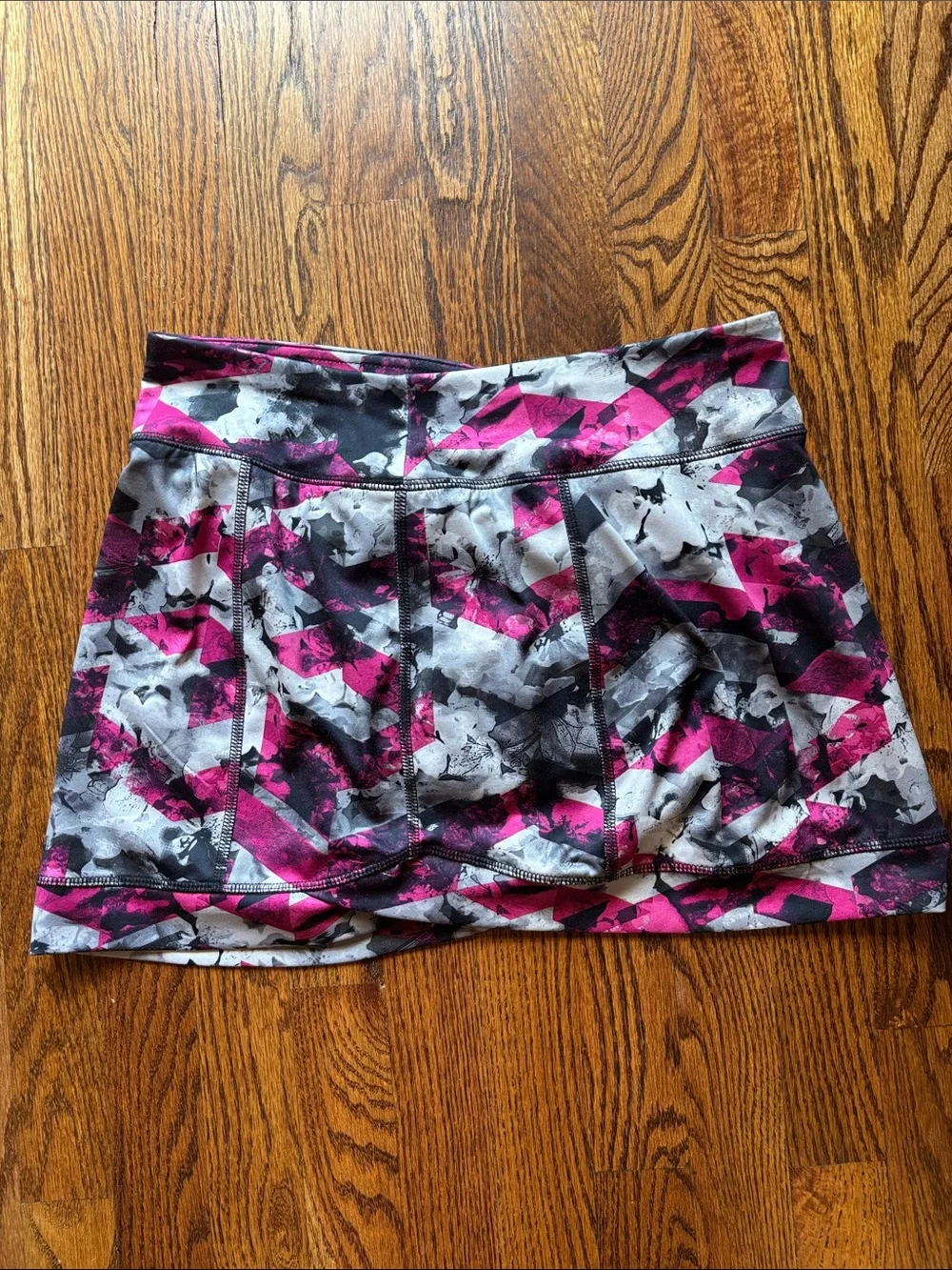 tek gear Pink & Gray Athletic Skort with Abstract Print - Picture 1 of 6